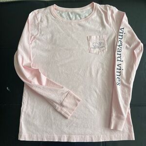 Vineyard Vines Pink Long Sleeve Tee Soft Cotton Blend